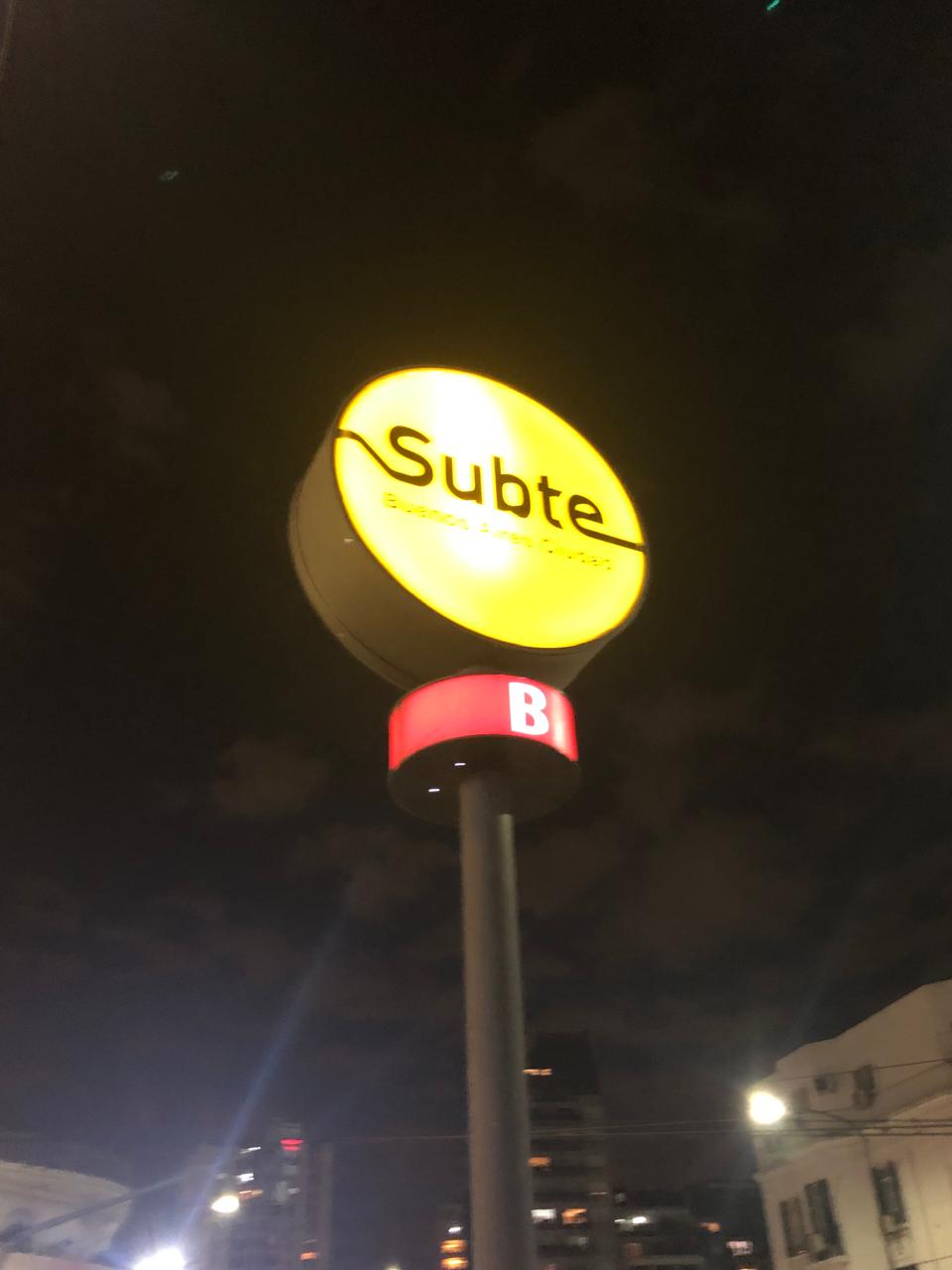 Señalética Subterráneo
